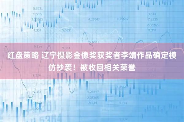 红盘策略 辽宁摄影金像奖获奖者李靖作品确定模仿抄袭！被收回相关荣誉