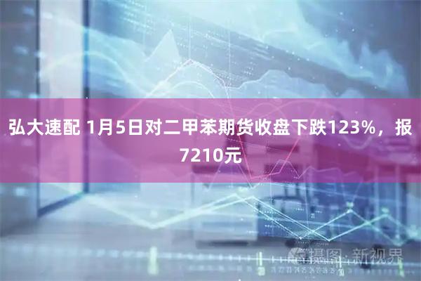 弘大速配 1月5日对二甲苯期货收盘下跌123%,报7210元