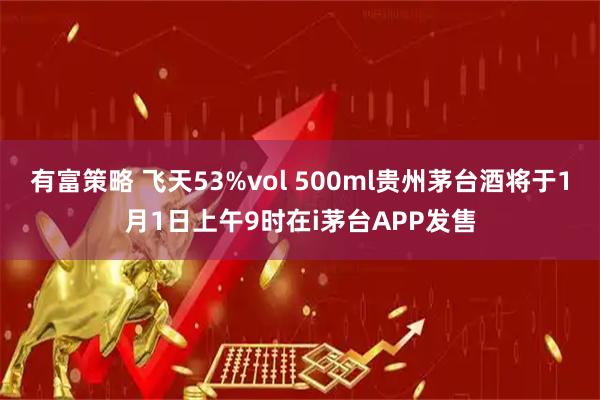 有富策略 飞天53%vol 500ml贵州茅台酒将于1月1日上午9时在i茅台APP发售